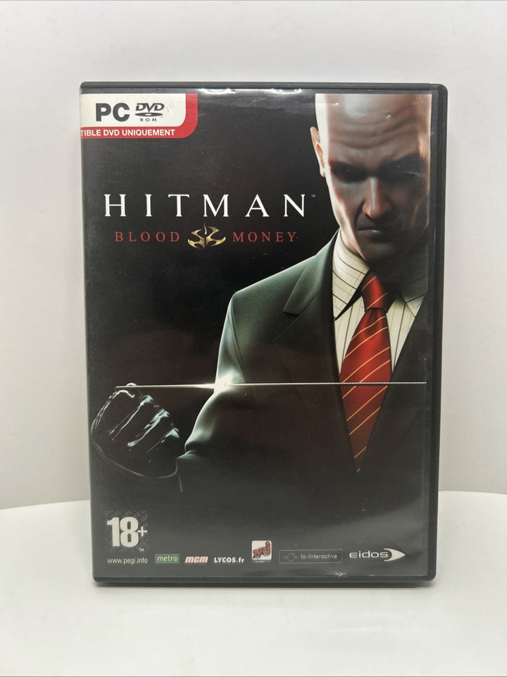 HITMAN: BLOOD MONEY - PC DVD-ROM Assassin Video Game + Manual - French