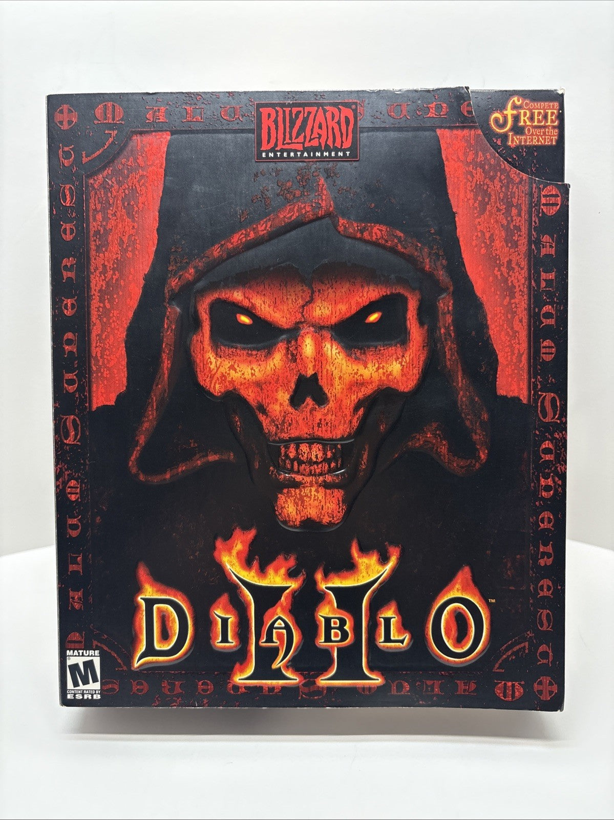 Diablo 2 II (PC, 2000) Big Box - Jewel case & manual - No Interior Cardboard