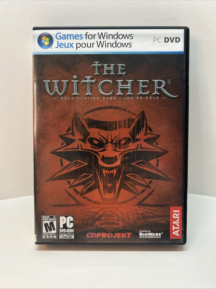 The Witcher (PC, 2007) No Manual PC-DVD - Canadian Version