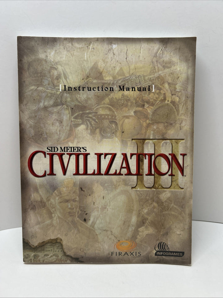 Sid Meier’s Civilization III 3 Instruction Manual Only