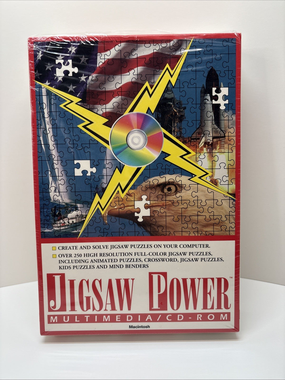 Jigsaw Power Puzzle Multimedia/CD Rom (Mac, Partial Seal)