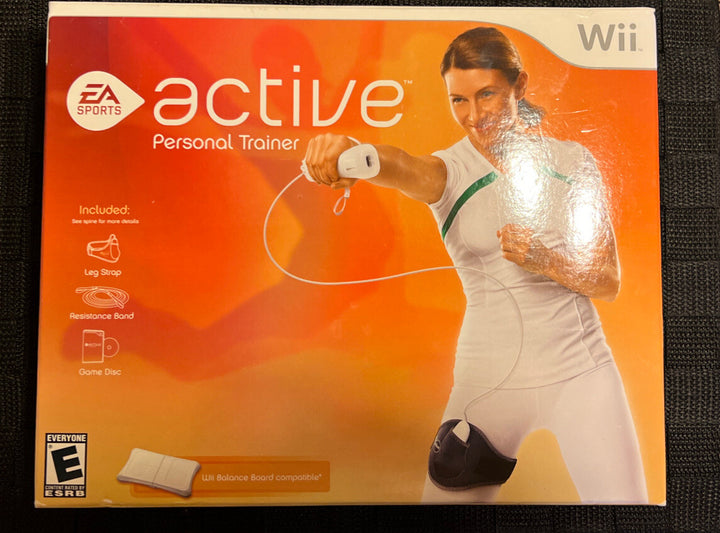 Nintendo Wii Active Personal Trainer Game and Equipment in opened Box. Like New!