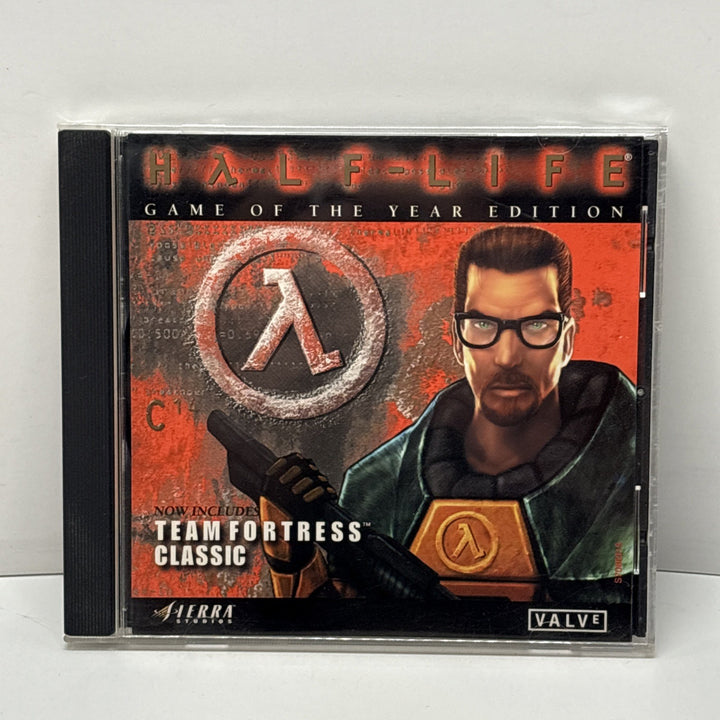 Half Life Game of the Year Edition 1999 Sierra Valve CD-ROM Jewel Case Fortress