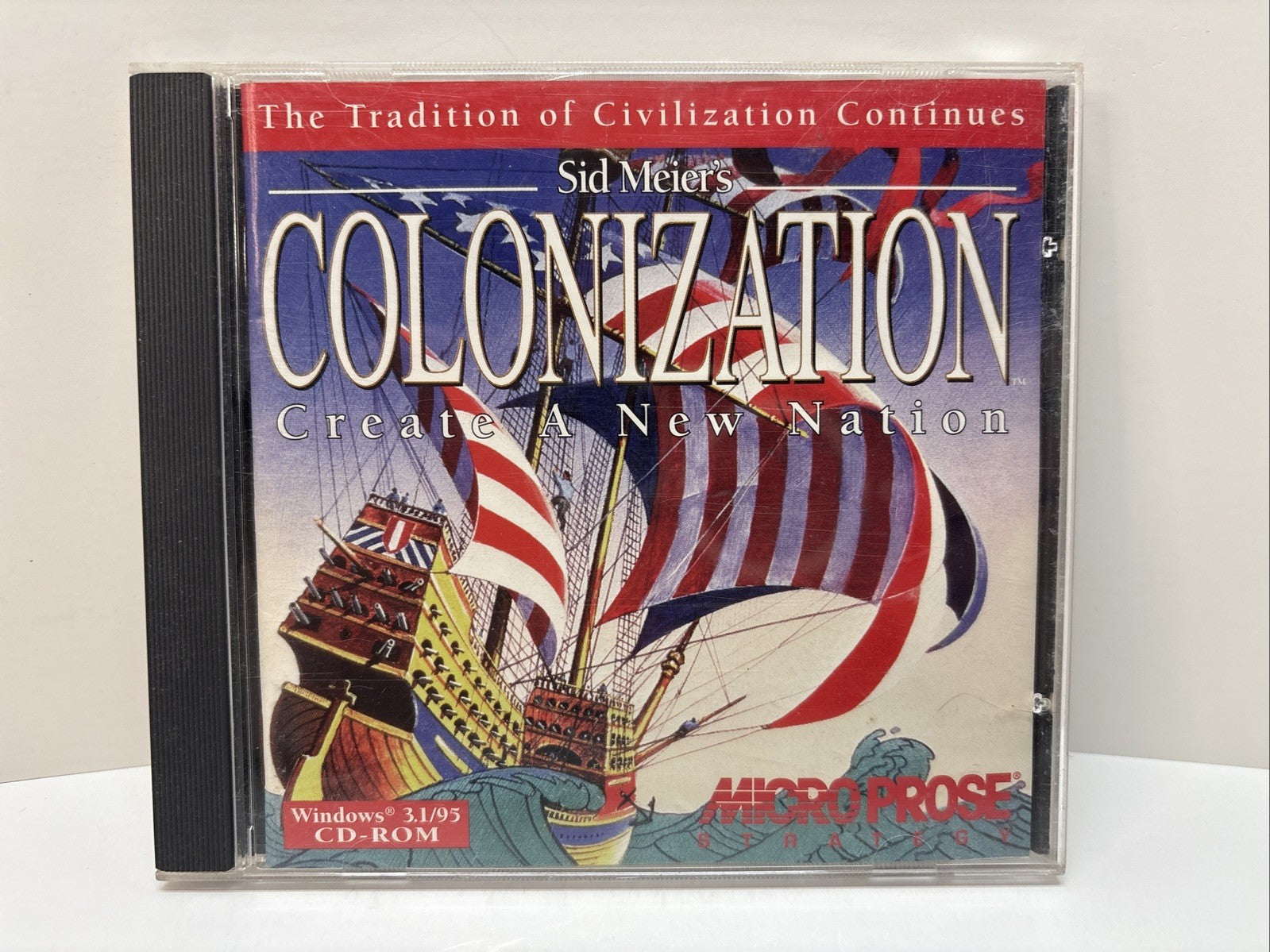 Sid Meier's COLONIZATION Create A New Nation (PC CD-ROM, 1997) Windows 3.1/95