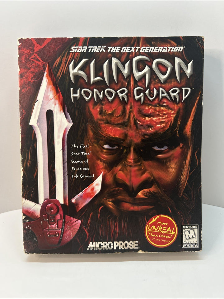 Star Trek The Next Generation Klingon Honor Guard Windows 95 / 98 PC CD - 1998