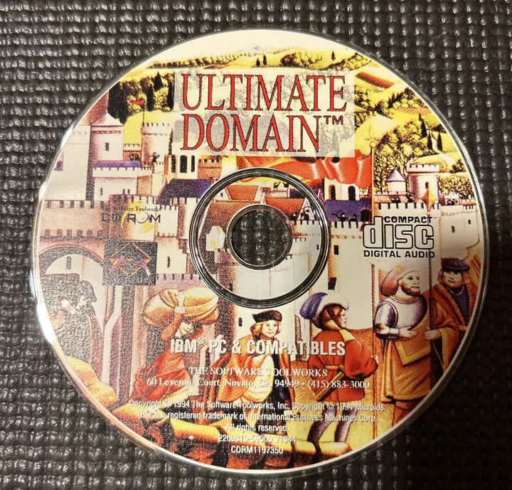 Ultimate Domain PC CD-ROM Microids Video Game (Disc Only)