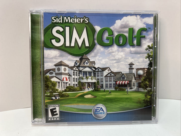 Sid Meier's SimGolf, 2002 Complete In Box. PC Game EA Sports