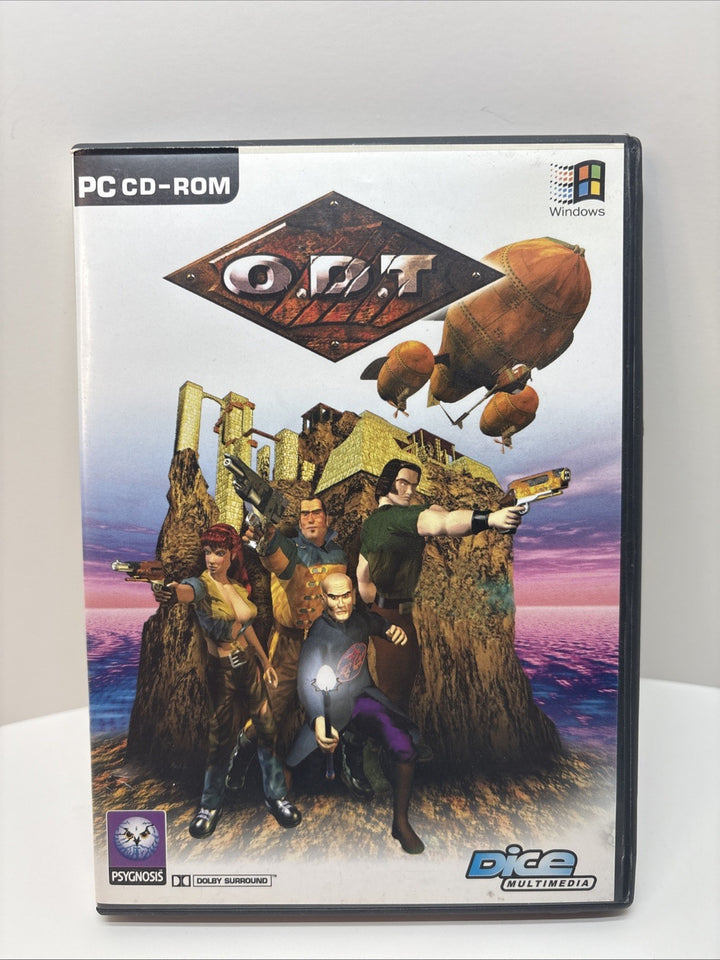 O.D.T PC CD ROM Game Psygnosis Dice Multimedia 1998 Escape Or Die Tying - French