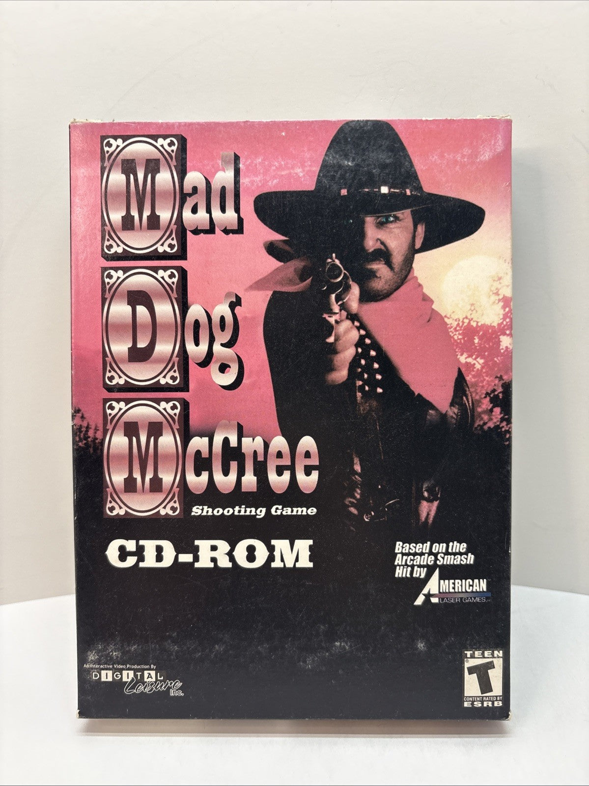 Mad Dog McCree PC Shooting Game 1993 CD-ROM American Laser Jewel Case Is Sealed