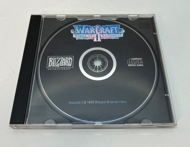 Warcraft II 2 Tides of Darkness - Disc In Jewel Case And Back Artwork.