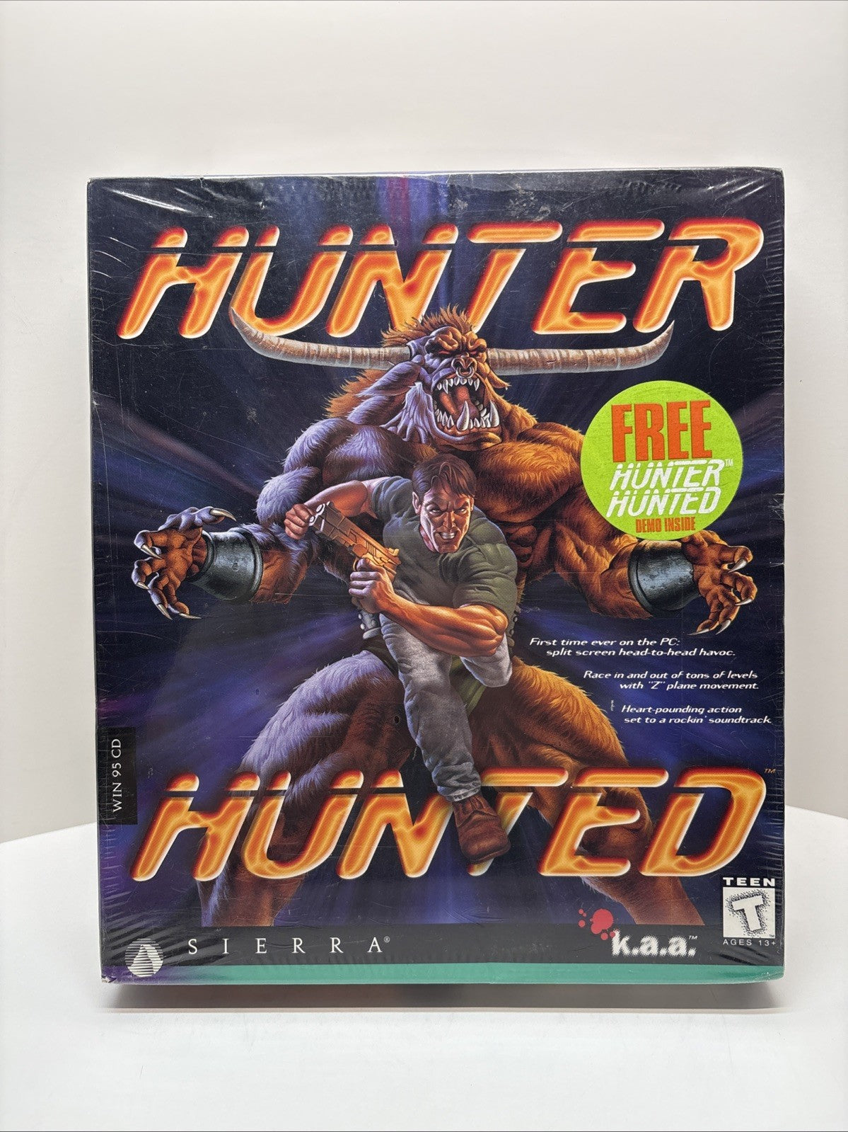 Hunter Hunted (1996) PC Big Box CD-ROM – Sealed