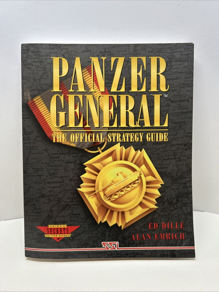 Panzer General Prima Official Strategy Guide SSI Wargame 1995