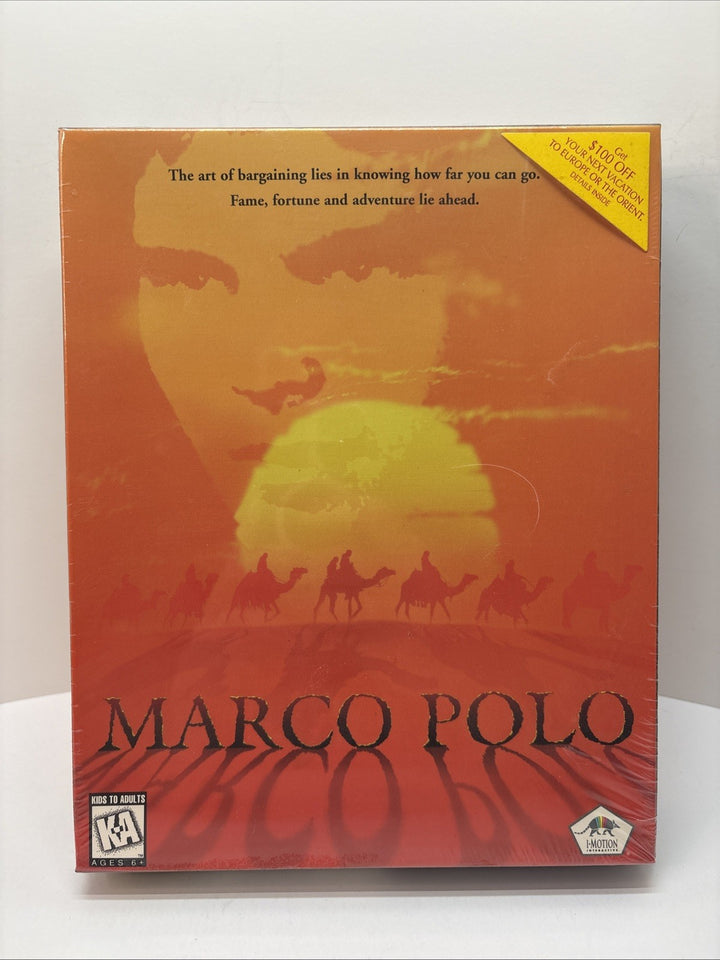 Marco Polo (1995, IBM PC) Vintage PC Big Box Game - New Sealed