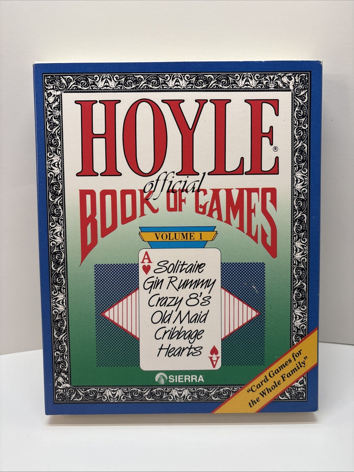Hoyle Official Book of Games Volume 1 (DOS, 1991) Big Box