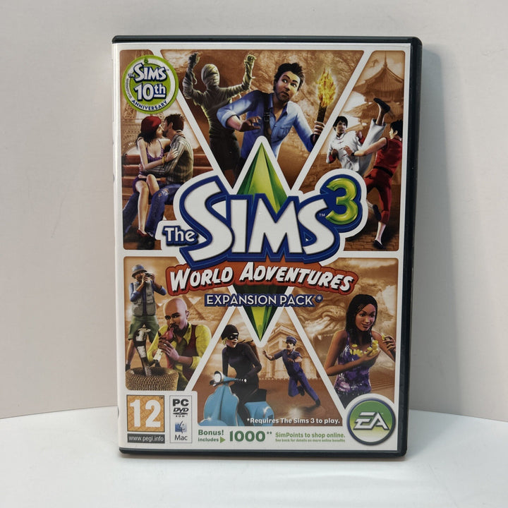 The Sims 3 World Adventures Expansion PC MAC EA Games - No Manual & No Serial #
