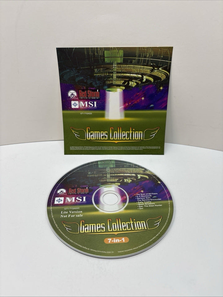 MSI Red Storm - Games Collection 7 in 1 - PC CD ROM - Oni, Serious Sam, IL-2
