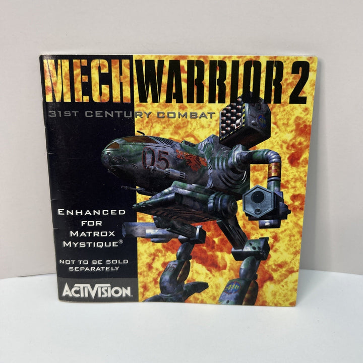 MechWarrior 2: 31st Century Combat PC - Enhanced For Matrox Mystique MANUAL Only