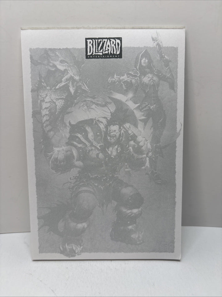 Blizzard Warlords of Draenor Paper Note Pad - World of Warcraft