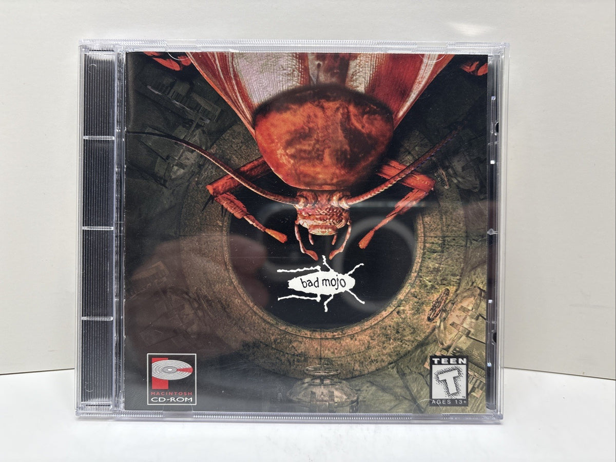 Bad Mojo (1996) Macintosh CD-ROM Complete Jewel Case — Pulse / Aclaim