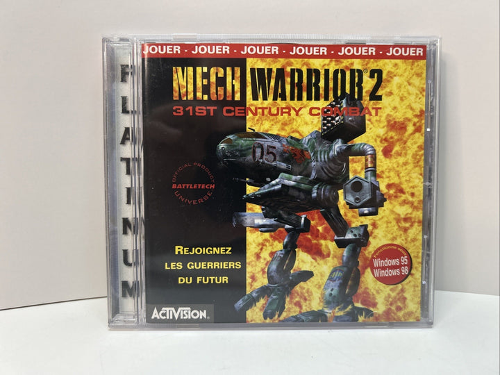 Mech Warrior 2 31st Century Combat PC Game Activision 1995 - French Français
