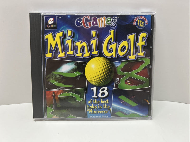 eGames Mini Golf Win 95/98 PC CDROM Miniature Golf Video Game 18 Holes