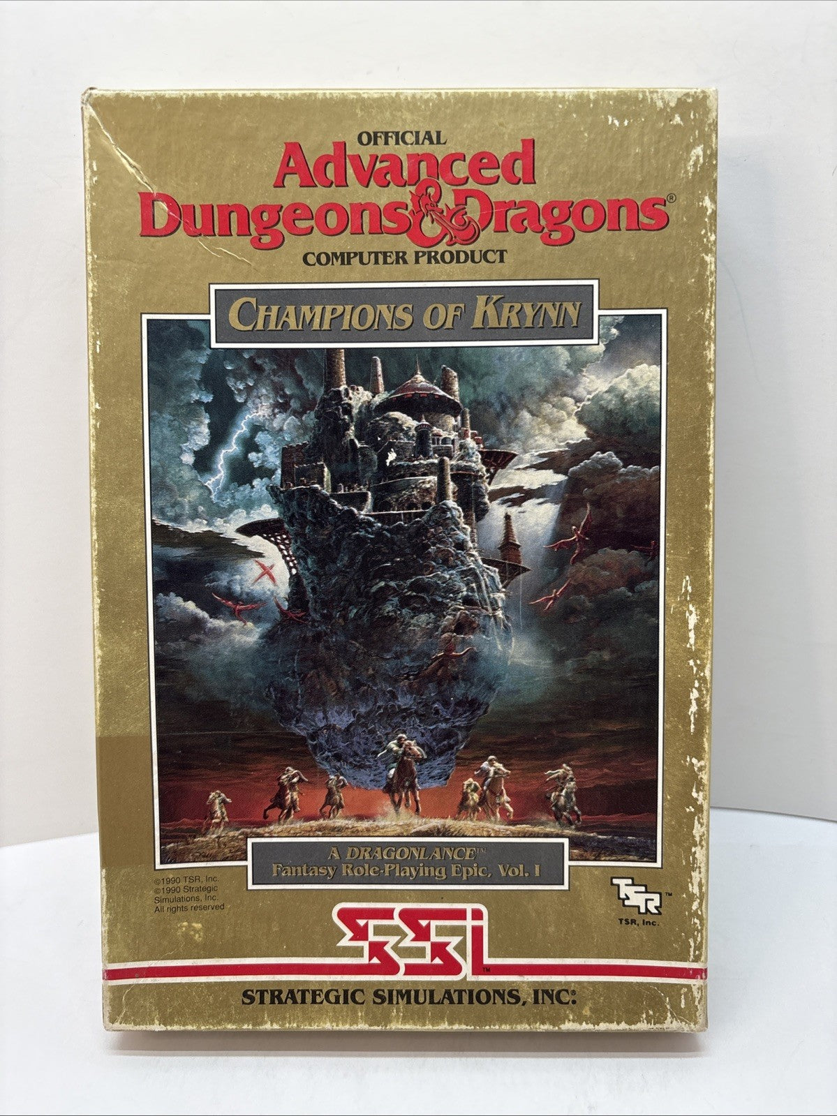 Advanced Dungeons & Dragons: Champions of Krynn (IBM PC, 1990, 5.25")
