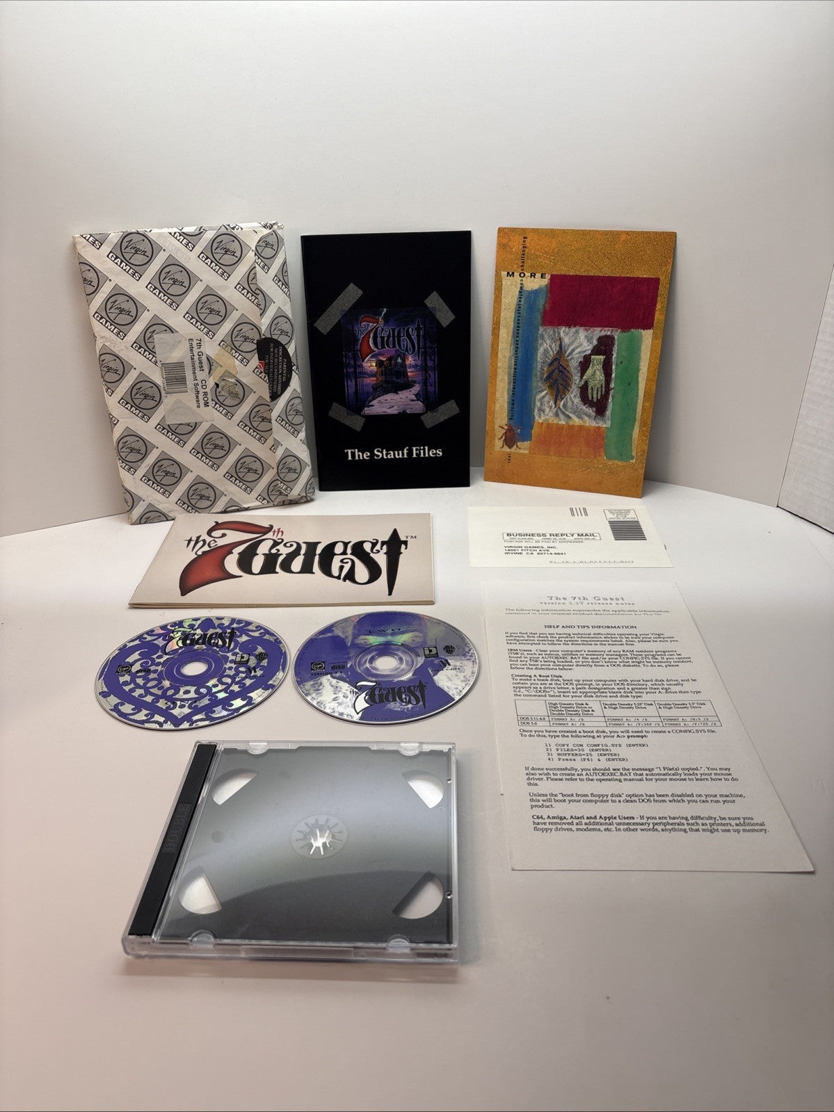 7th GUEST (1993) PC CD-ROM - Envelope Bundle