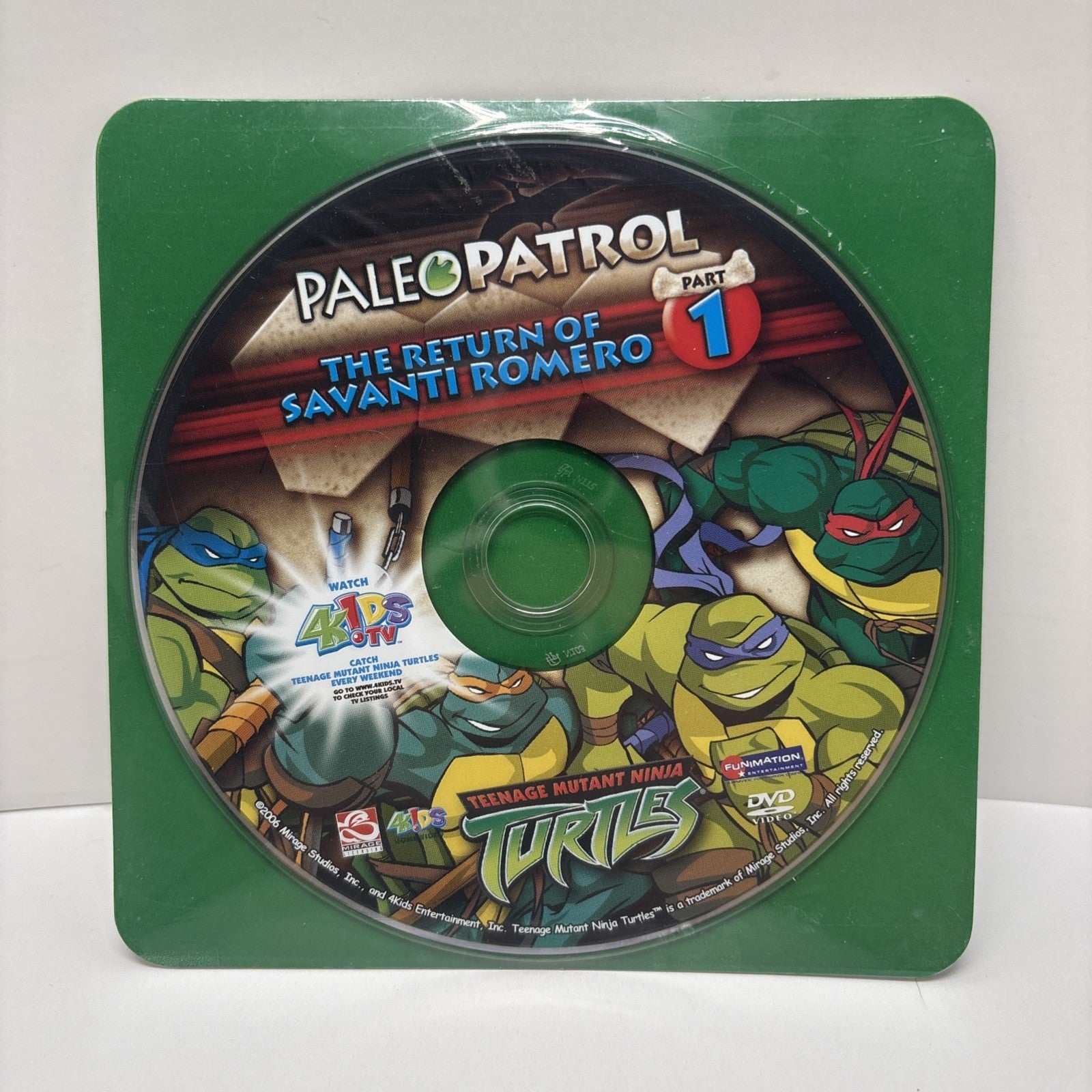 Paleo Patrol The Return Of Savanti Romero Part 2 - Teenage Mutant Ninja - DVD