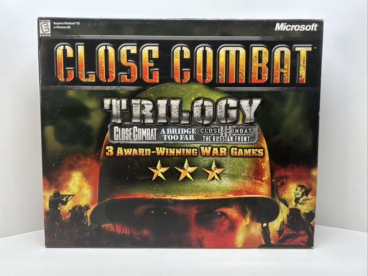 Close Combat Trilogy PC CD-ROM Microsoft WINDOWS 3 War Games BIG BOX
