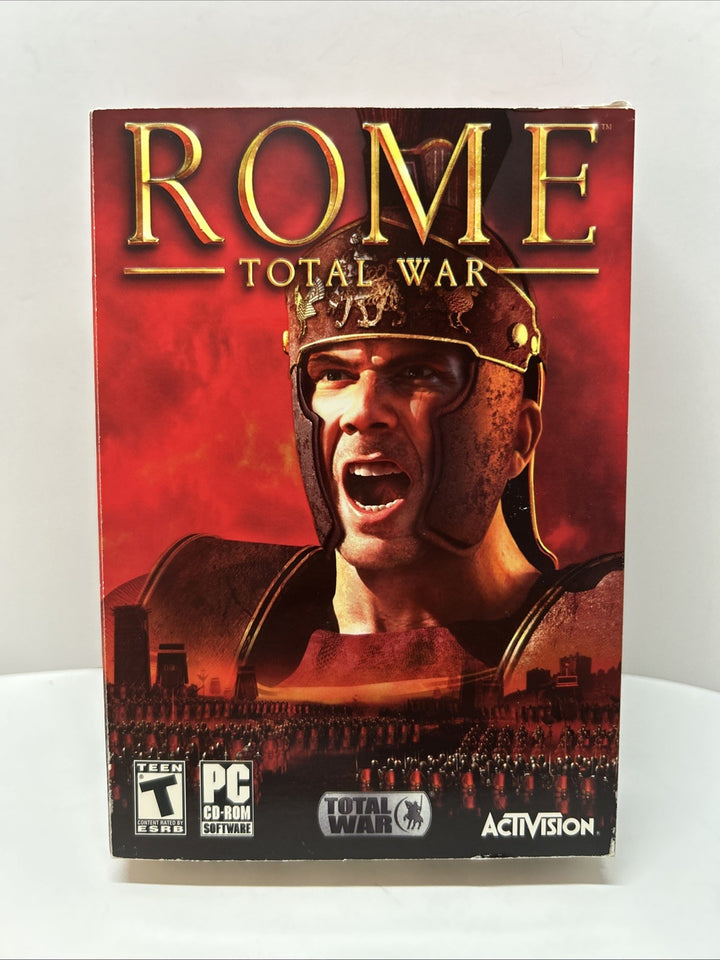 Rome: Total War (PC, 2004) Three Disc Manual And Map included
