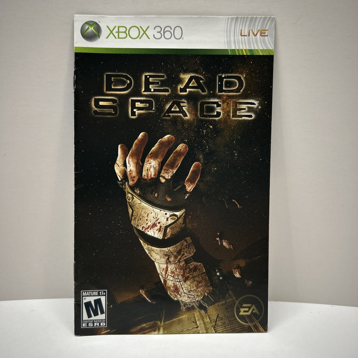 Dead Space (Microsoft Xbox 360, 2008) Instruction Manual Only