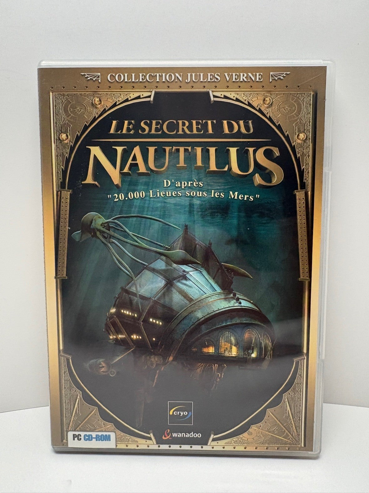 Le Secret du Nautilus PC CD-ROM FR Edition DVD Case Cryo Jules Verne 2002