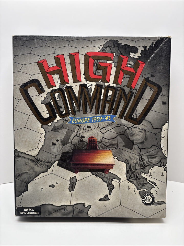 High Command Europe 1939 - '45  PC 3.5” Disks - Missing Disk 1 - Incomplete