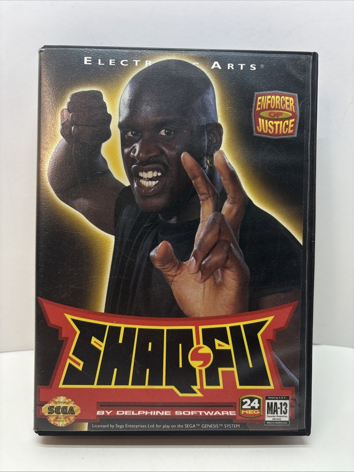 Shaq-Fu (Sega Genesis, 1994) COMPLETE CIB TESTED