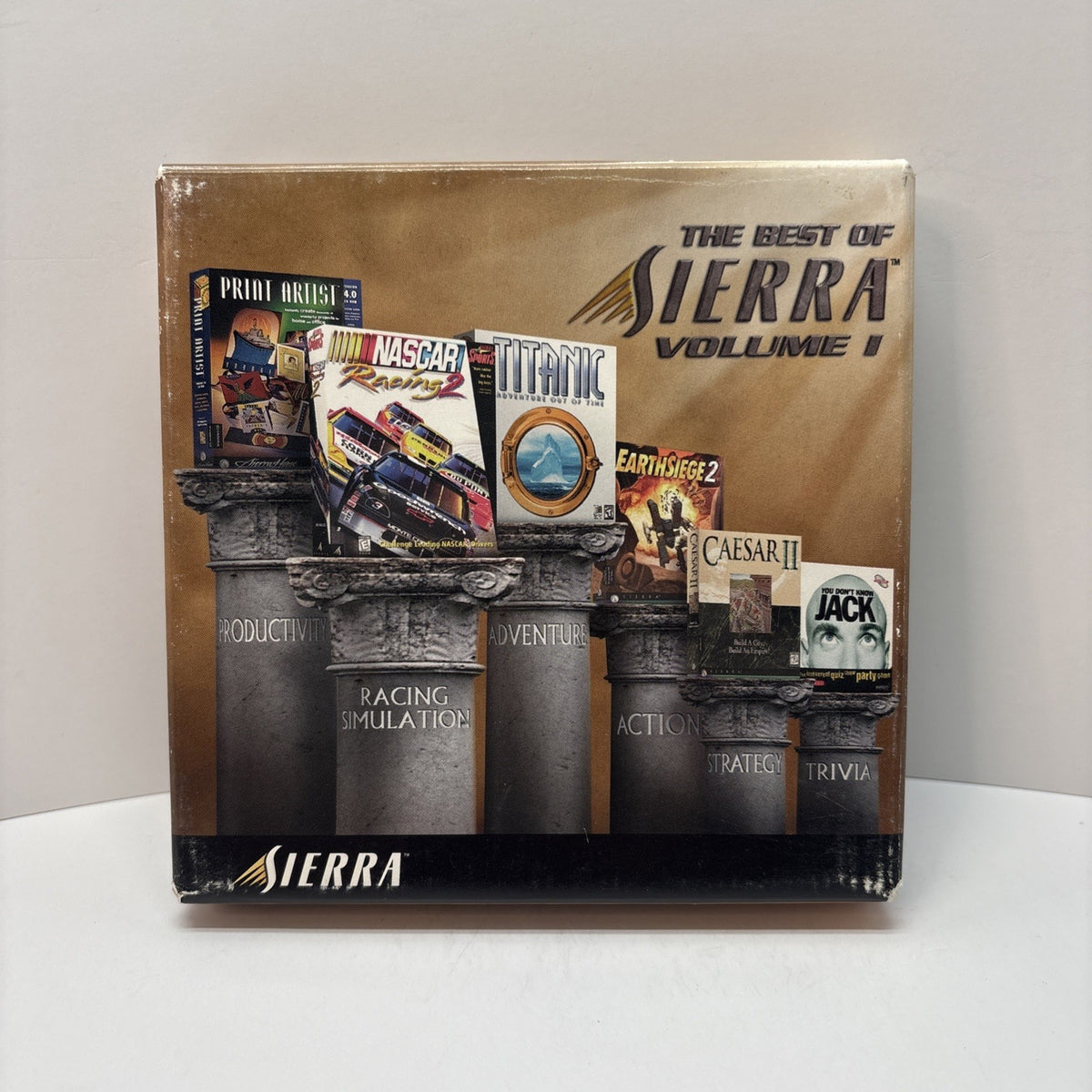 1998 The Best Of Sierra Volume 1 Cd-Rom 6 Games In 1 Rare
