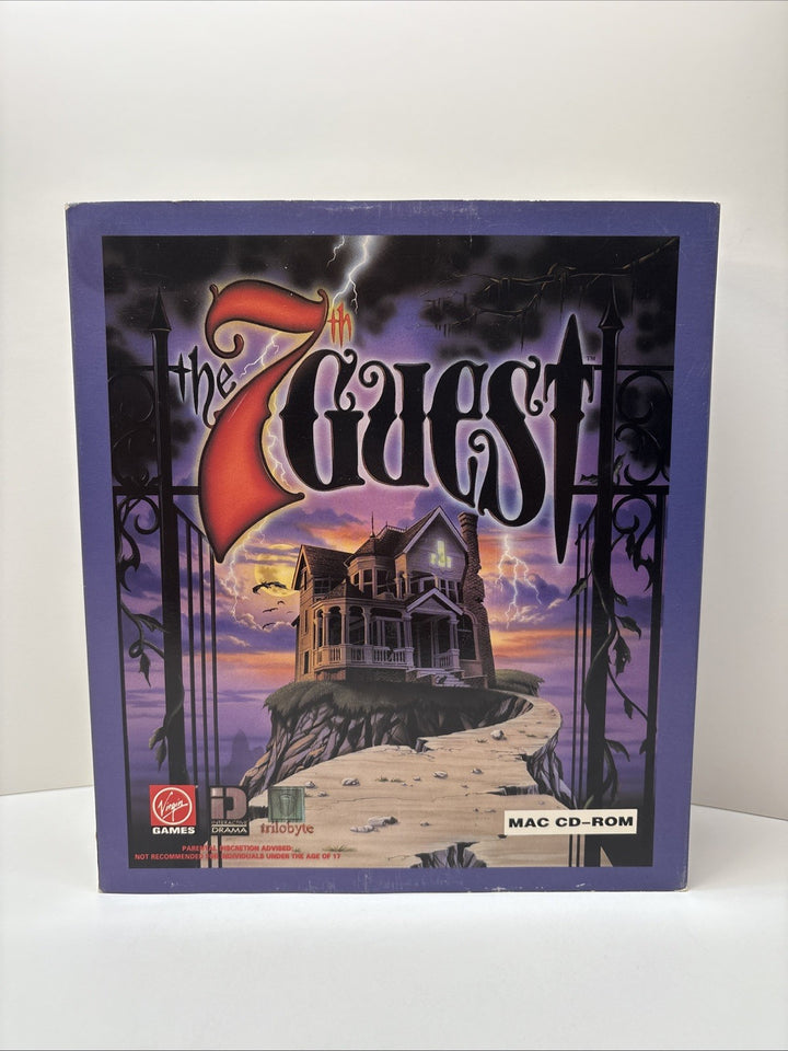 The 7th Guest CD-ROM for MAC in big box with manuals from 1993