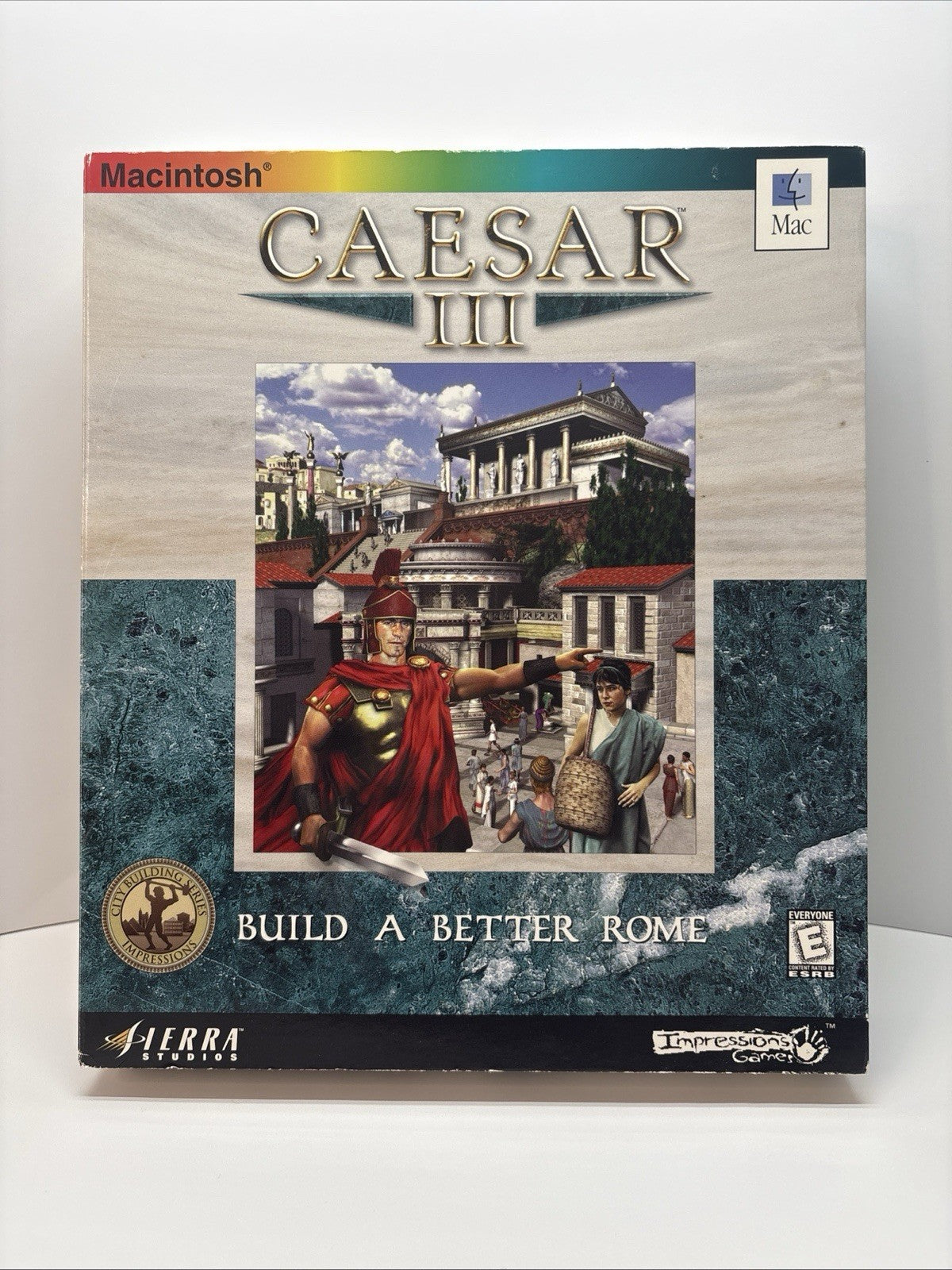 Caesar III (1999) Big Box Mac Macintosh CD-ROM - Sierra