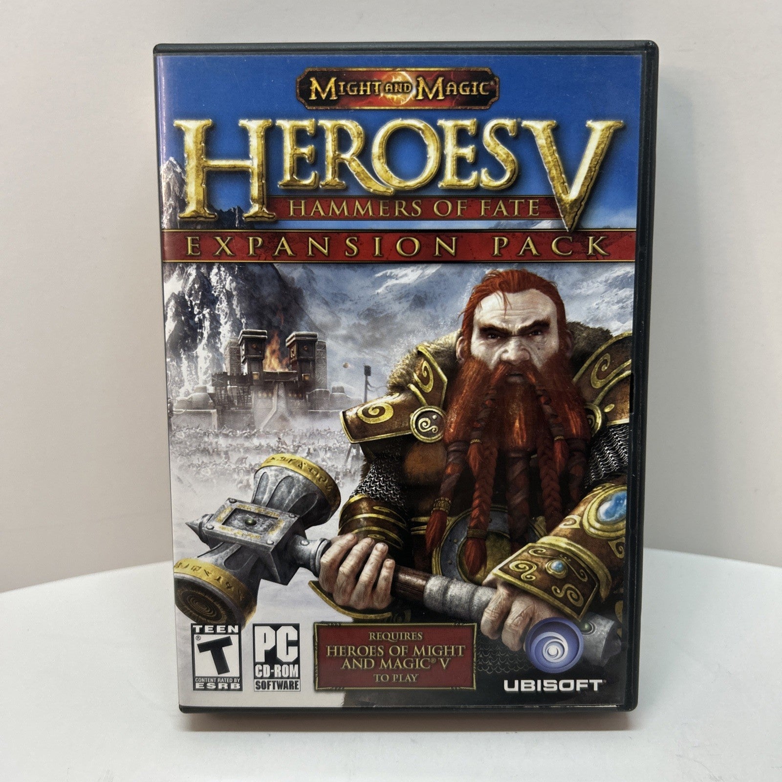 HEROES OF MIGHT AND MAGIC V HAMMERS OF FATE (2006) EXPANSION PC CD-ROM No Manual