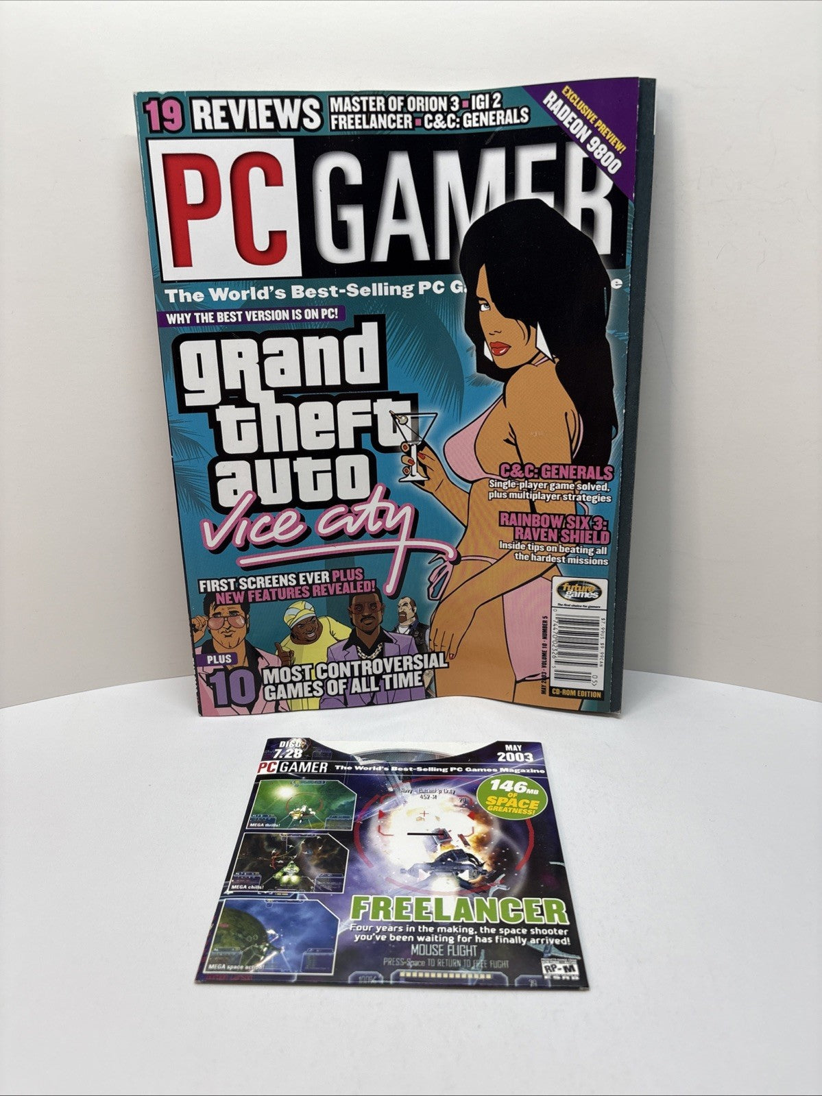PC Gamer Strategy Magazine #110 May 2003 Grand Theft Auto: Vice City + Demo Disc