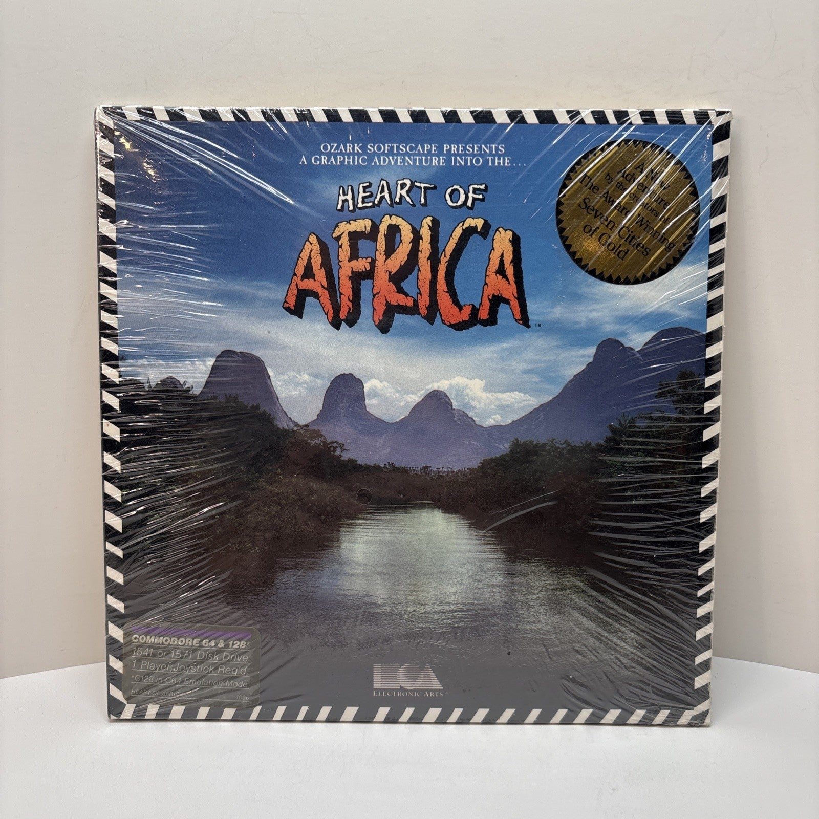 Heart of Africa + Sanxion - Commodore 64 128 1985 - Electronic Arts - New Sealed