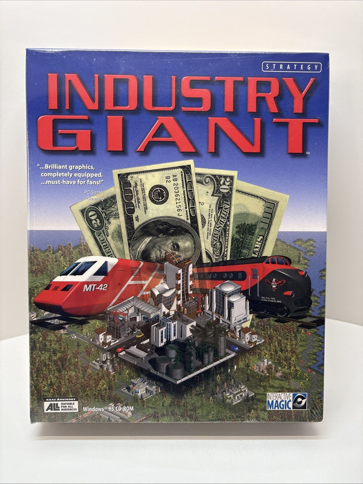 Industry Giant (PC, 1998) Big Box - New Sealed