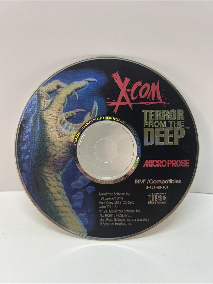 X-Com Terror From The Deep PC 1995 Disc ONLY