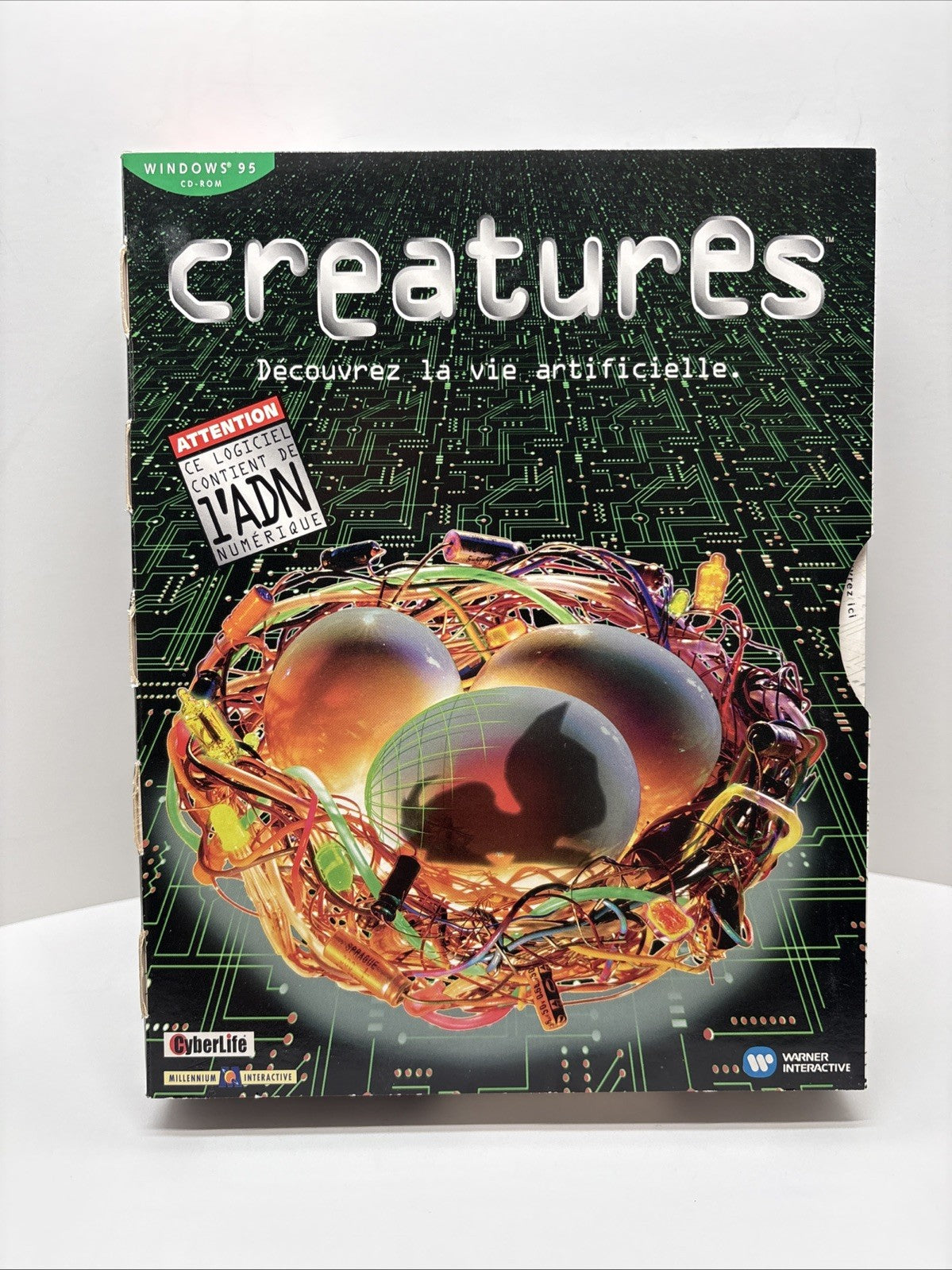 Creatures - PC CD-ROM (1996) Cyber Life Millennium Interactive. Warner. VGC RARE