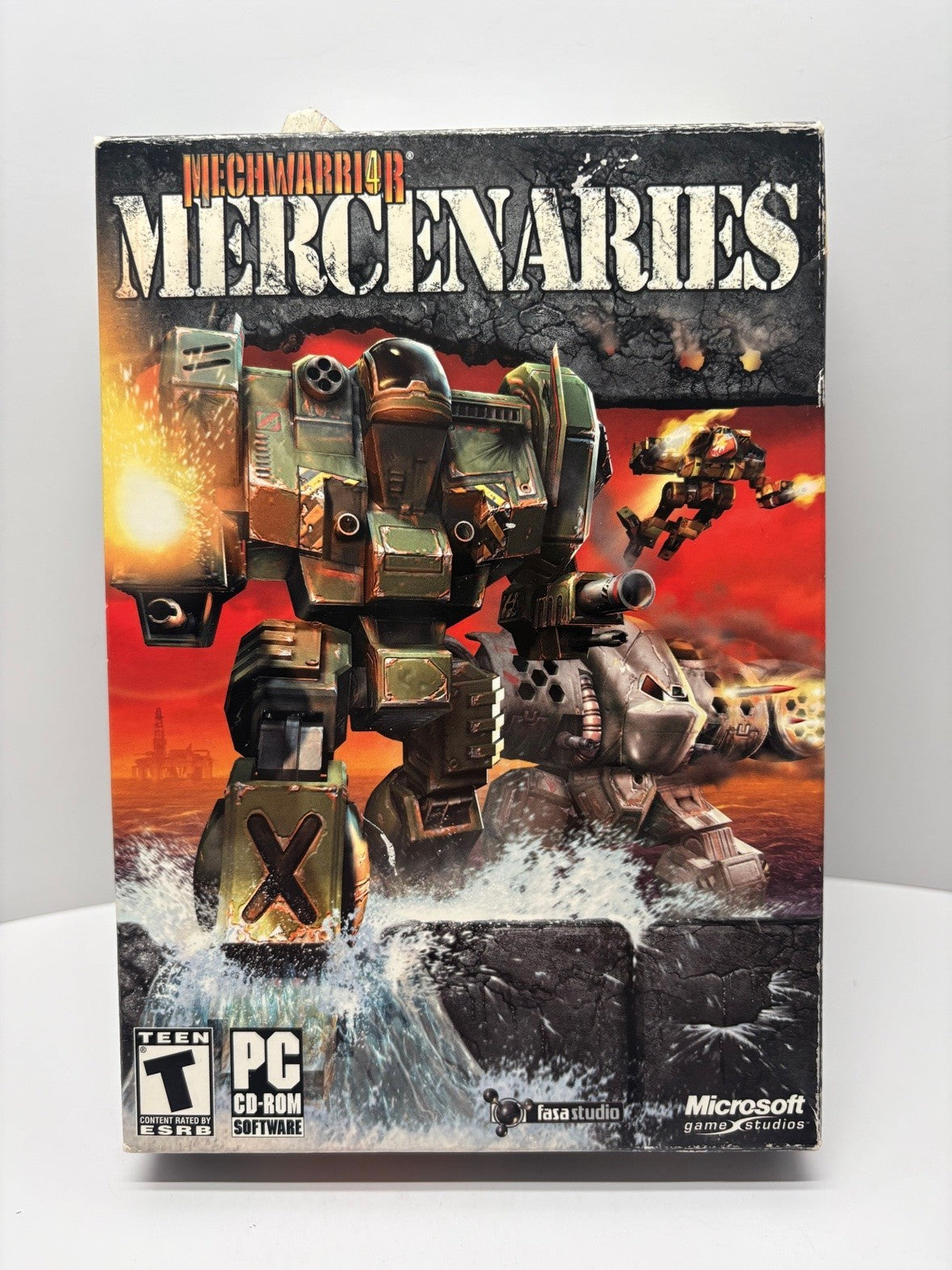 MechWarrior 4 Mercenaries PC CD-ROM Small Box Microsoft FASA 2002 Complete