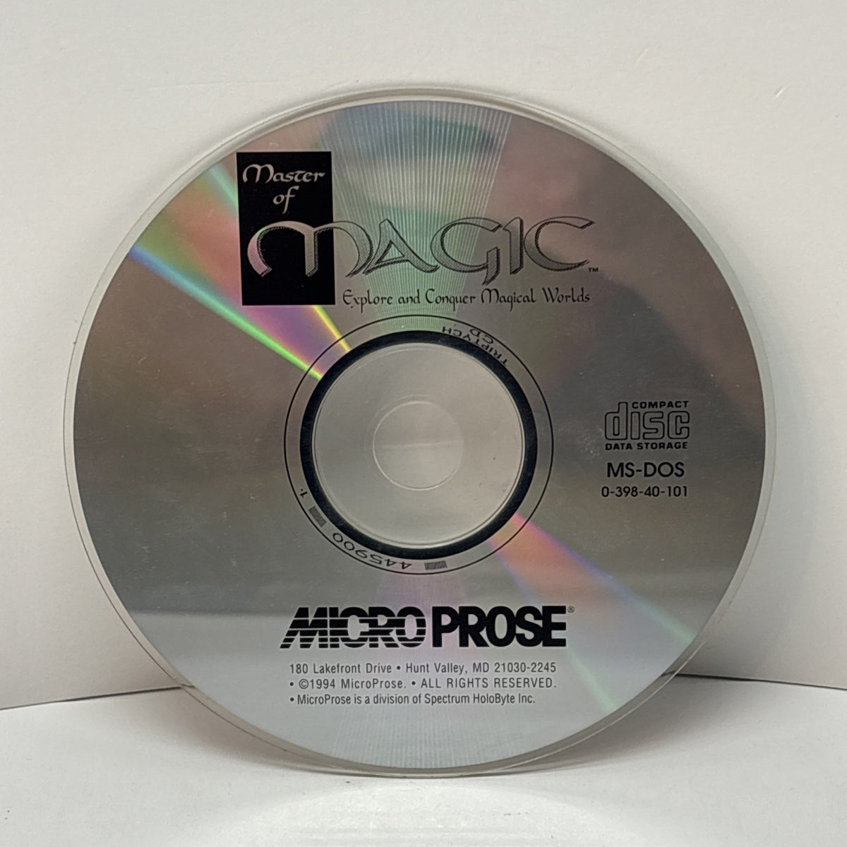 MASTER OF MAGIC MICROPROSE 1994 Pc Game CDROM Jewel Case Mint Disc