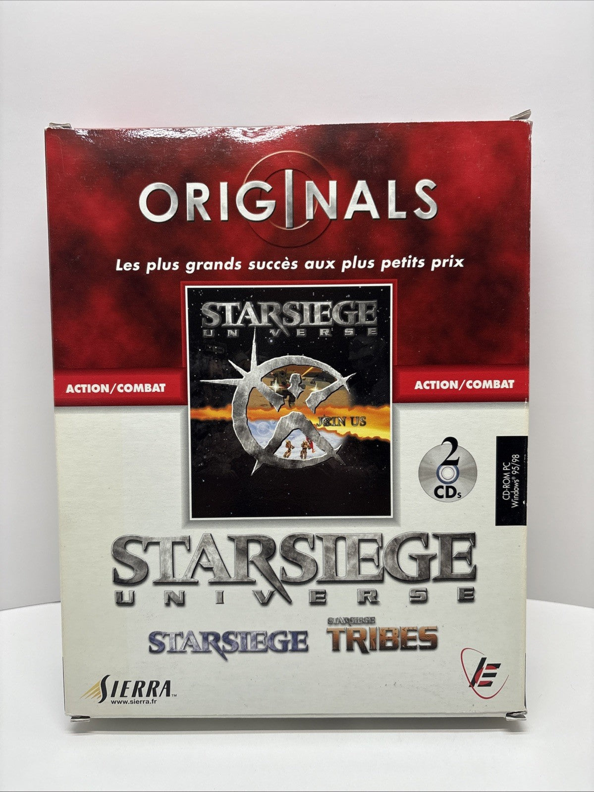 Starsiege Universe with Tribes (2001) Originals PC CD-ROM Big Box French