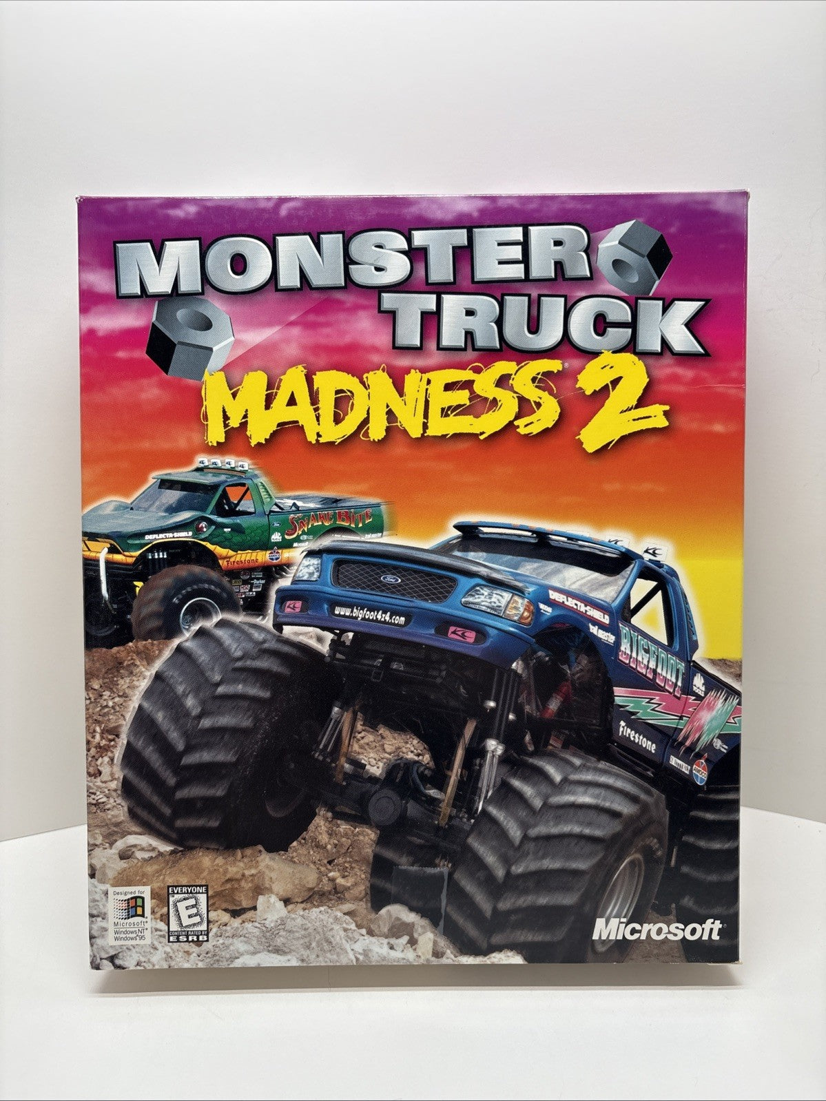 Monster Truck Madness 2 PC CD-ROM Microsoft WINDOWS Manual - BIG BOX