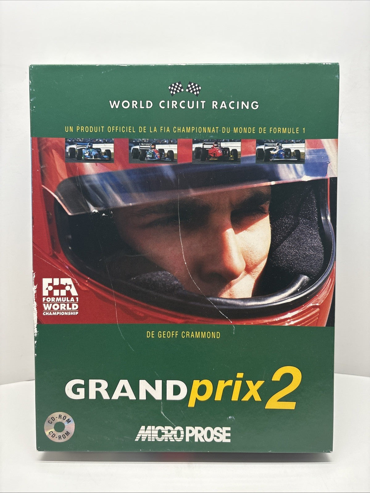 Grand Prix 2 Big Box PC CD-ROM Game / Microprose Formula 1 Racing - French