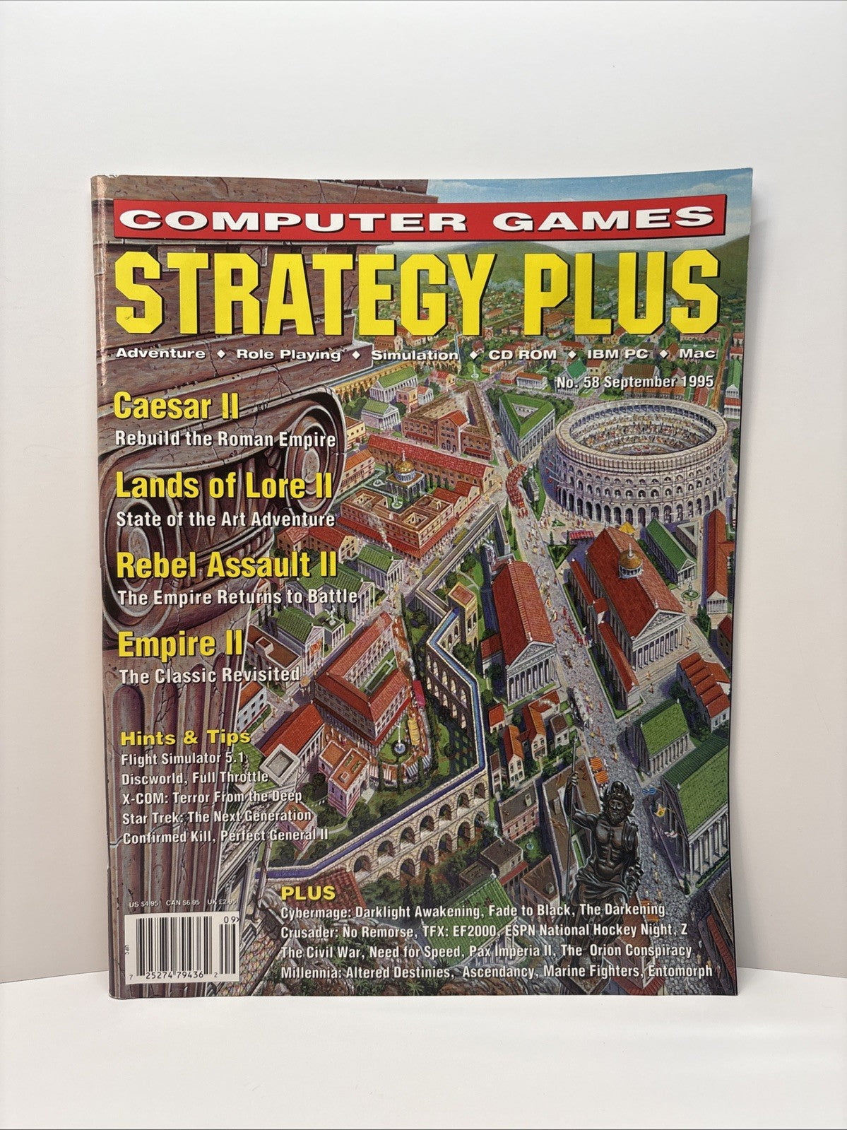 Computer Games Strategy Plus No. 58 September 1995 Caesar II Rebel Assault II