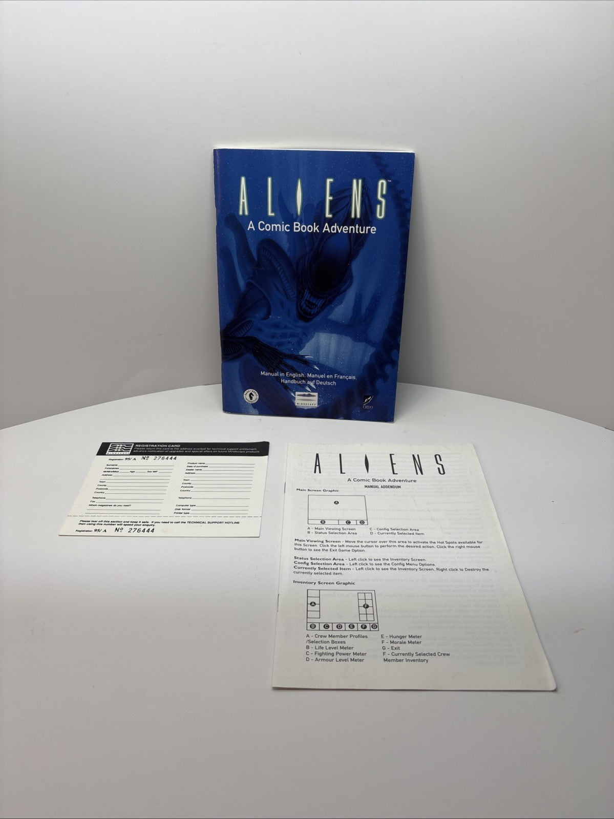 Aliens A Comic Book Adventure - PC - Manual & Inserts Only - No Game